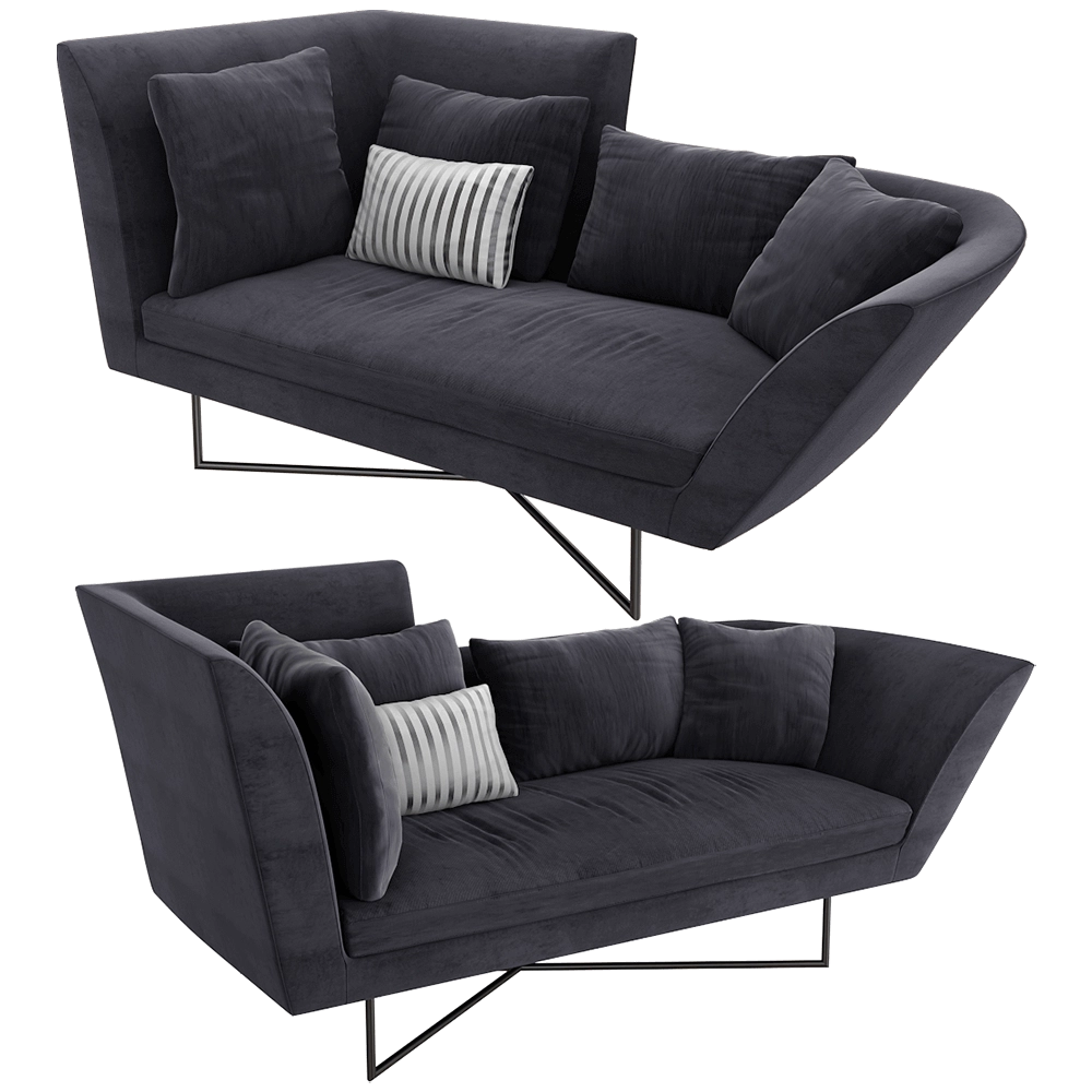 ERBA ITALIA - Sofa Little wing high 3D Model