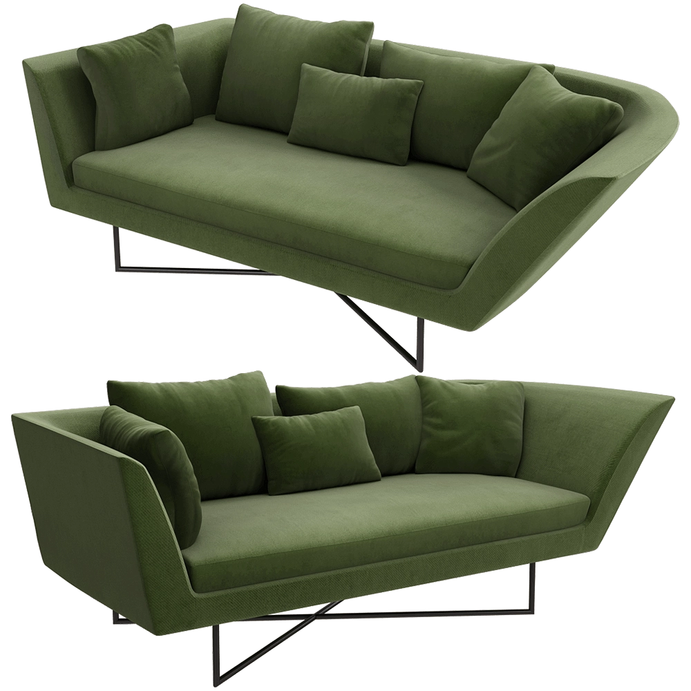 ERBA ITALIA - Sofa Little wing low 3D Model