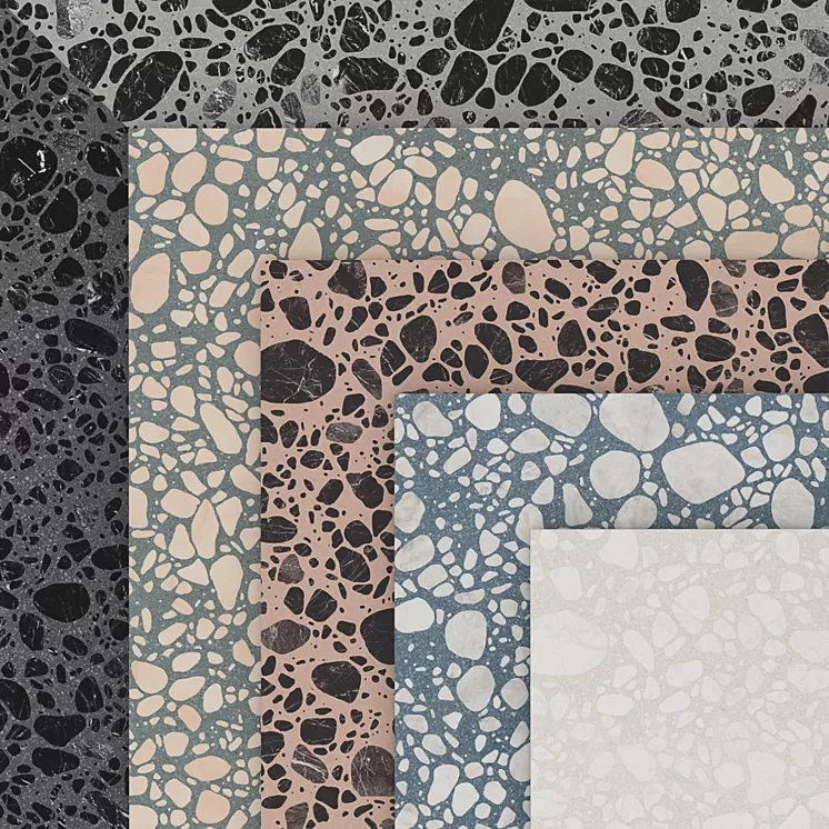 Ergon Medley POP Terrazzo 3D Model