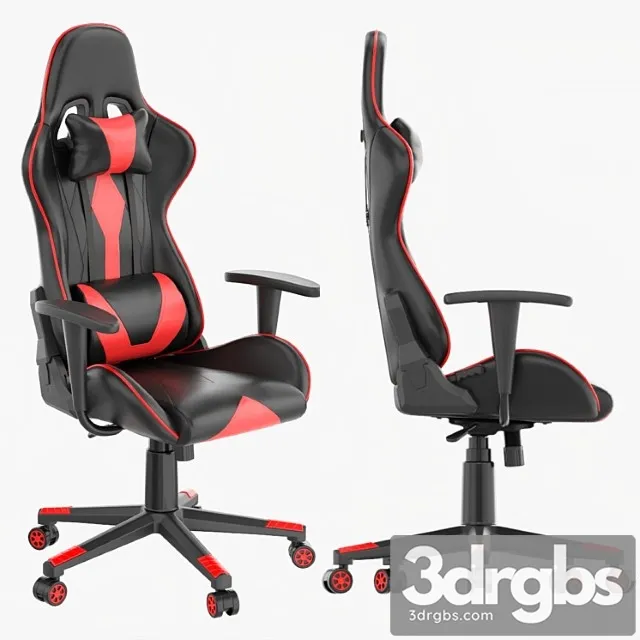 Ergonomic Gaming Armchair 3D Model Free