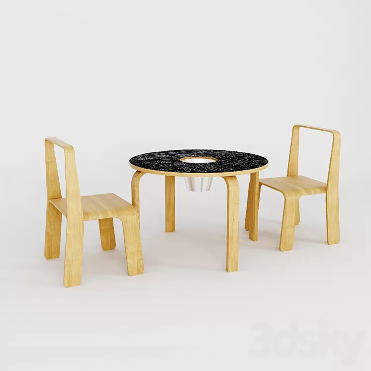 Eric Pfeiffer table for crayons