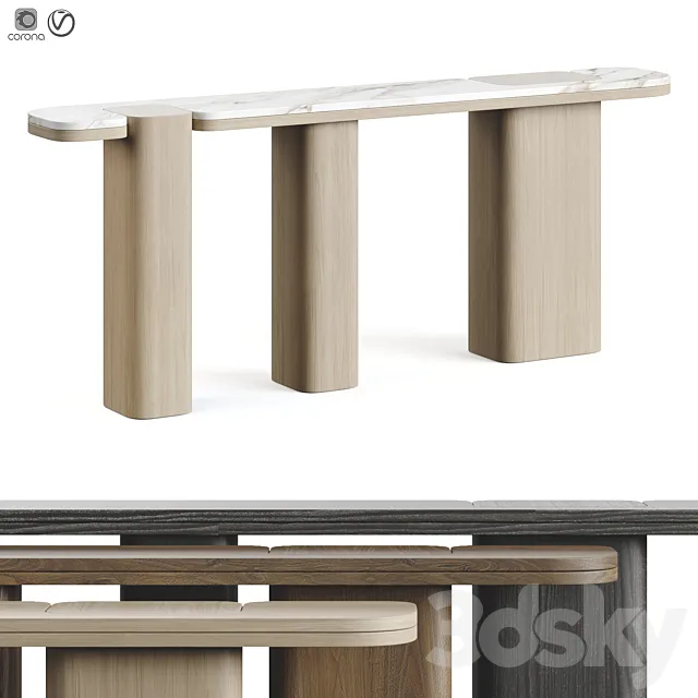Erice C Carpanese Home Italia Console 3D Model