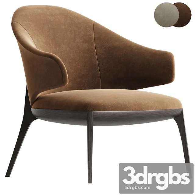 Erika Easy Chair By HC28 Cosmo 3D Model Free