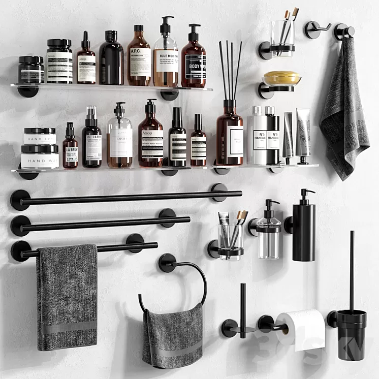 EROS bathroom accessories 2 3D Model