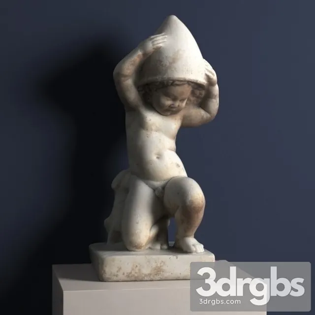 Eros Statue 3D Model Free