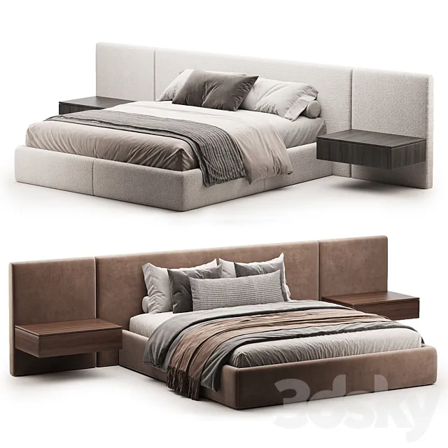 Eros store online Modern bed 3D Model