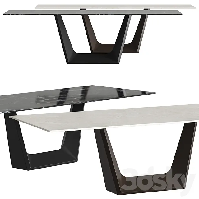 Ersa Mobilya Nox Dining Table 3DModel