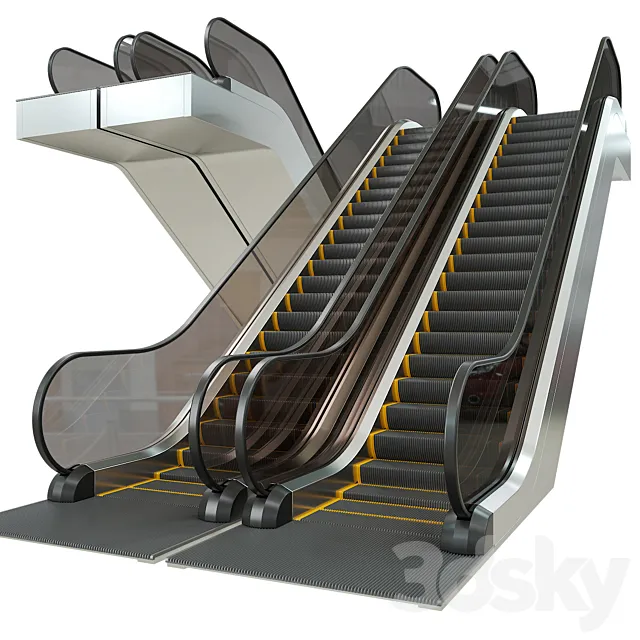 Escalator 3D Model