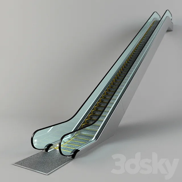 Escalator 3D Model