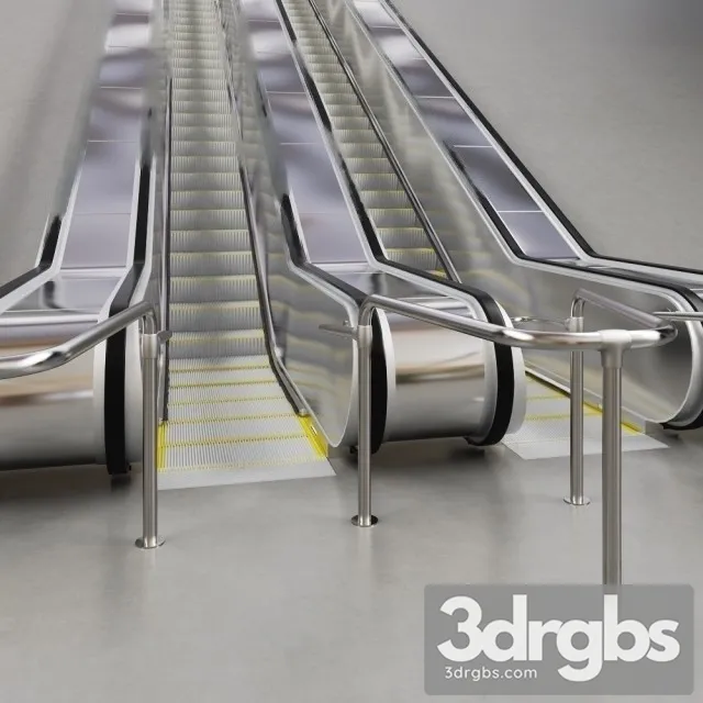Escalator 3D Model Free