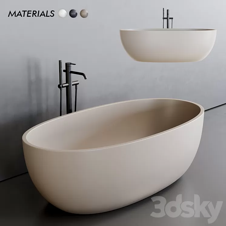 Esedra by SDR Ceramiche Bull Bathtub