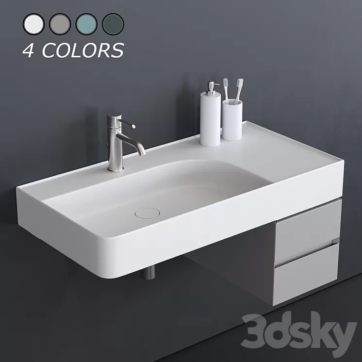 Esedra by SDR Ceramiche Revolution 3D Model