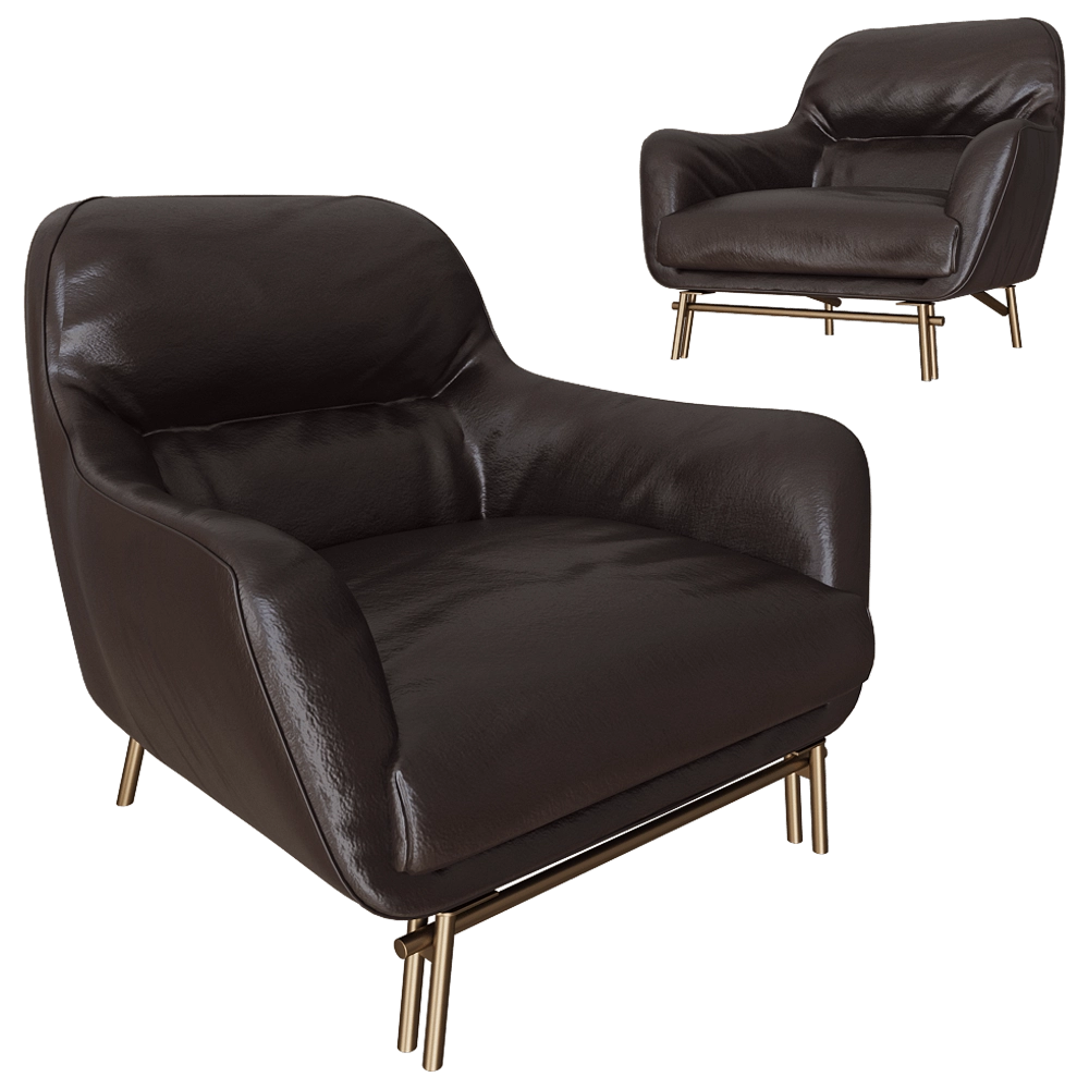 Esedra Design  - Armchair Venice 3D Model