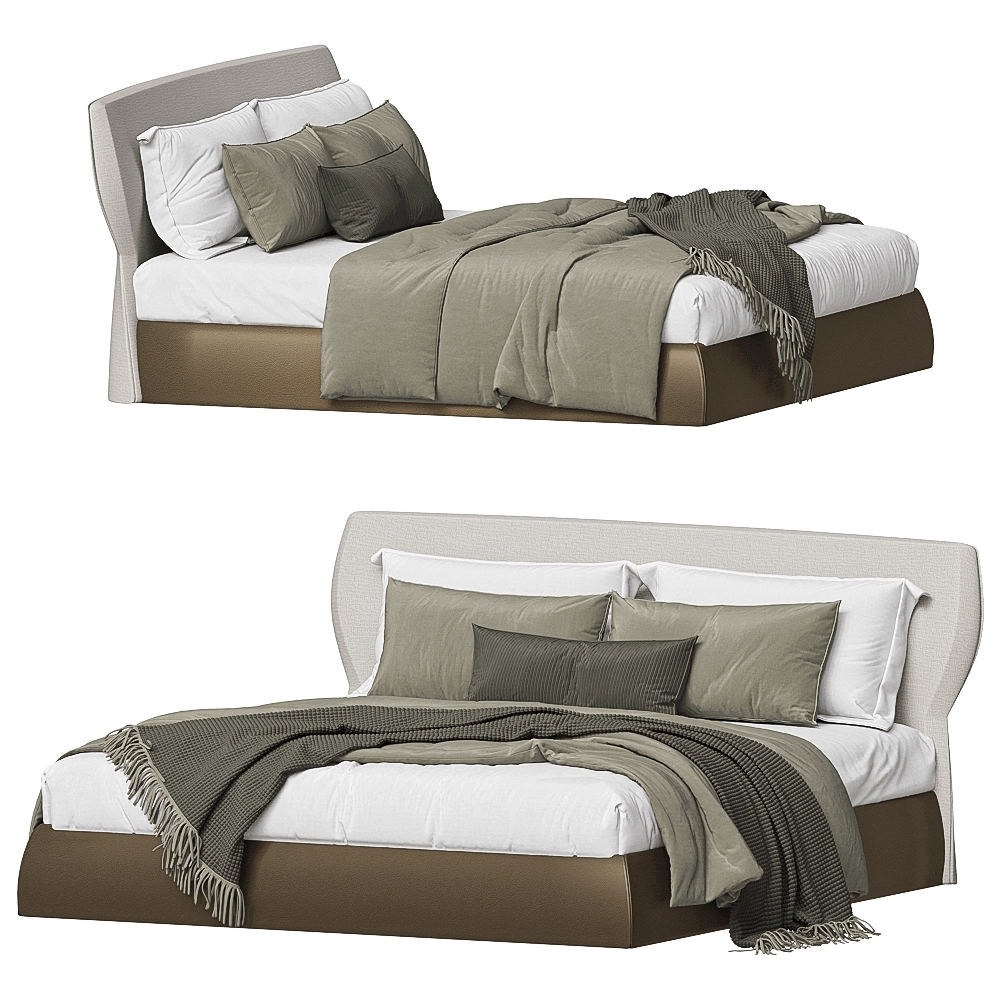 Esedra Design - Bed Dafne 3D Model