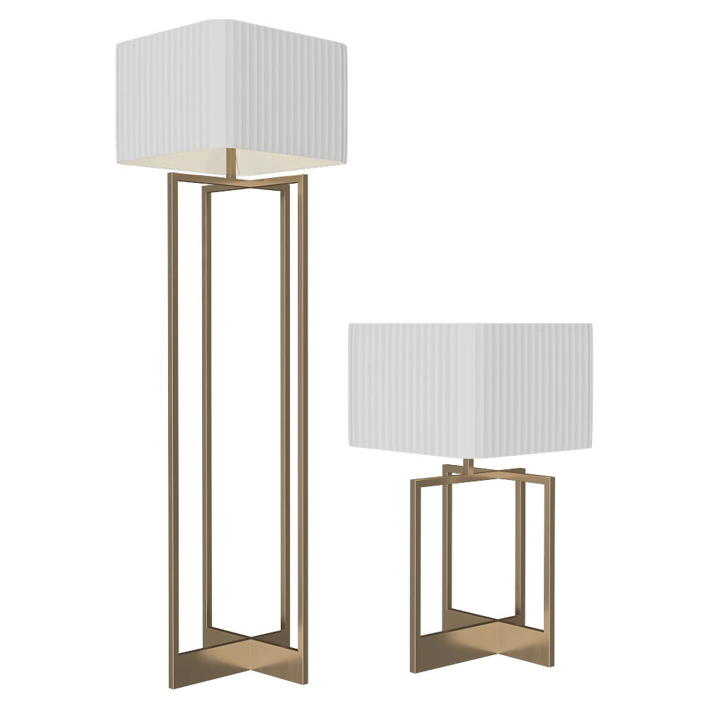 Esedra Design  - Floor and table lamps Diogene 3D Model
