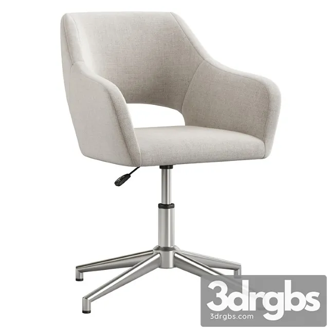Esma Office Chair La Redoute Interiors 3D Model Free