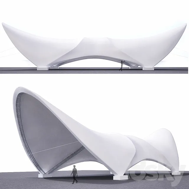 Espace duo tent 3DModel