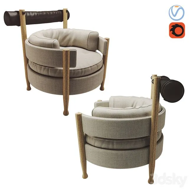 Espasso vivi armchair 3D Model