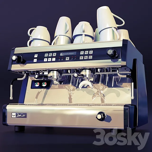 Espresso machine Dalla Corte Evolution 3DModel