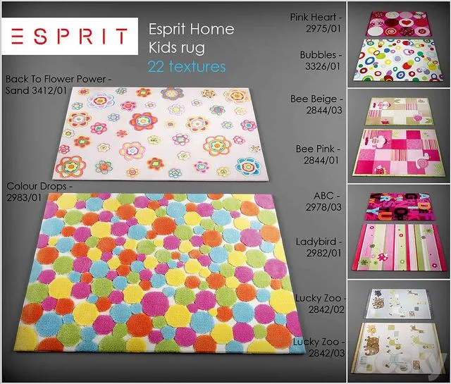 Esprit Home Kids rug 3D Model