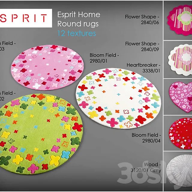 Esprit rugs collection 3DModel