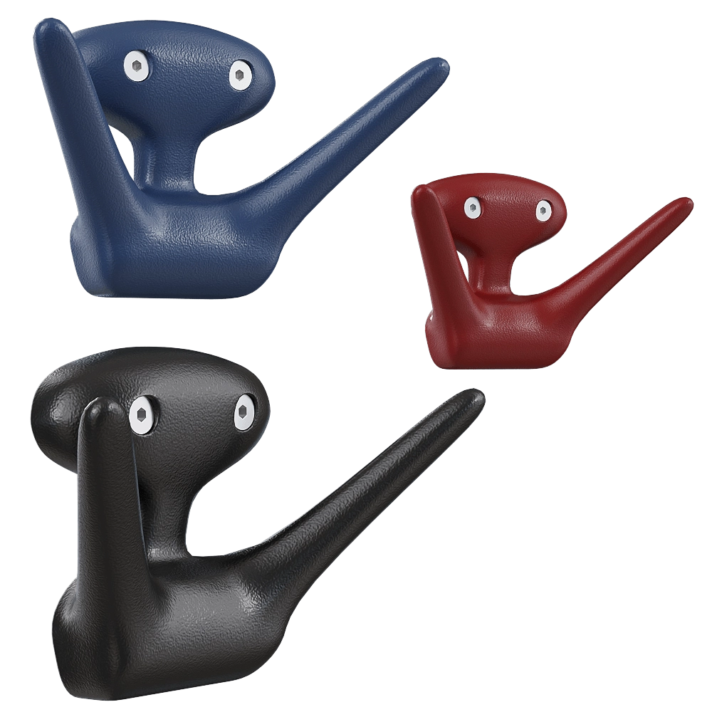 Essem Design  - Clothes hook Mama 3D Model