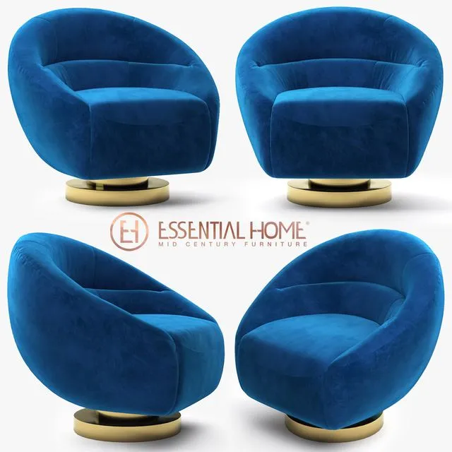 Essential Home _Mansfield armchair 3D Model