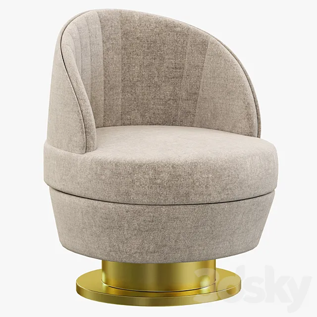 Essential Home Gable Single Sofa 3DModel