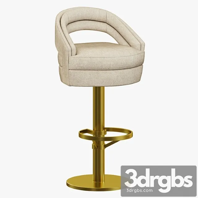Essential Home Russel Bar Chair 3D Model Free