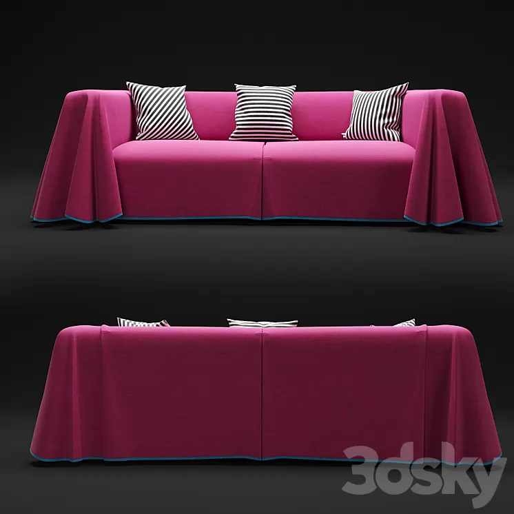 Established & Sons Cape Sofa 3D Model