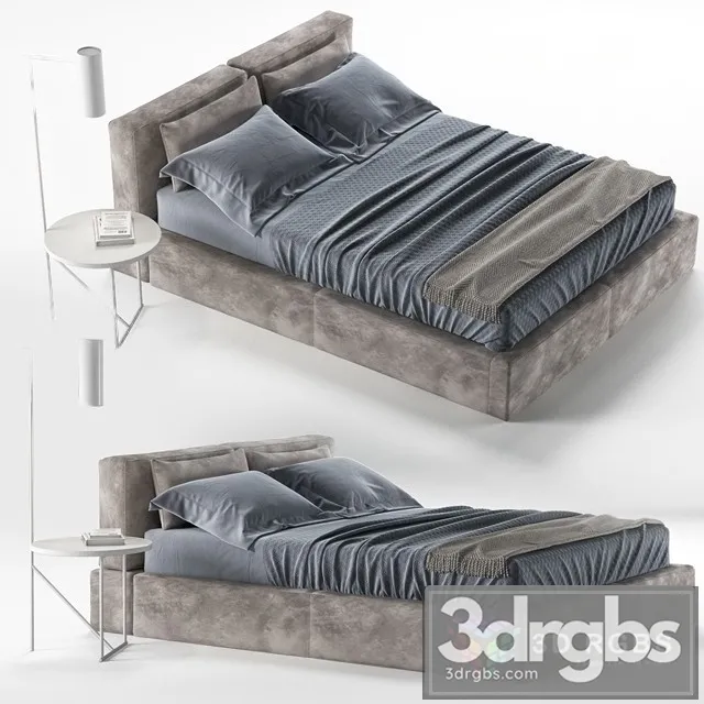 Estel Caresse Bed 3D Model Free