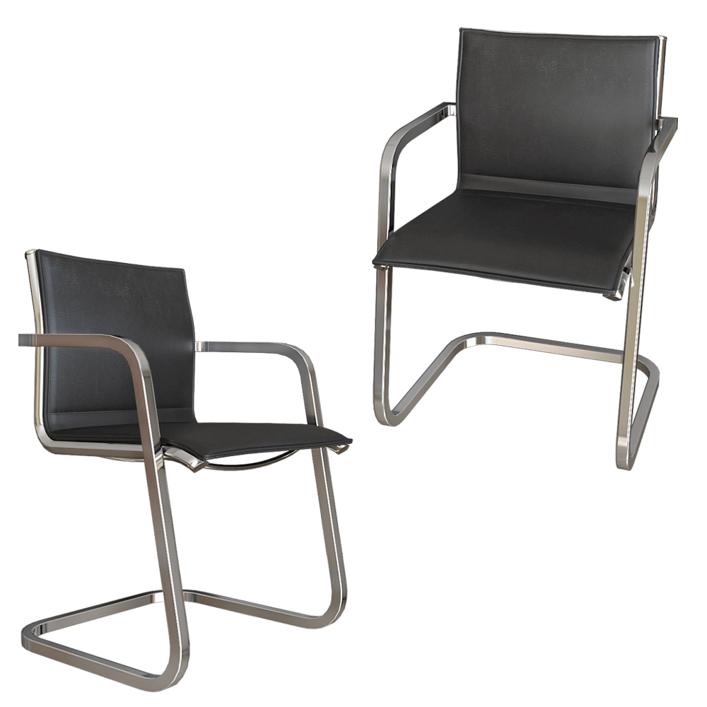 Estel Group - Chair Alumina Visitor 3D Model