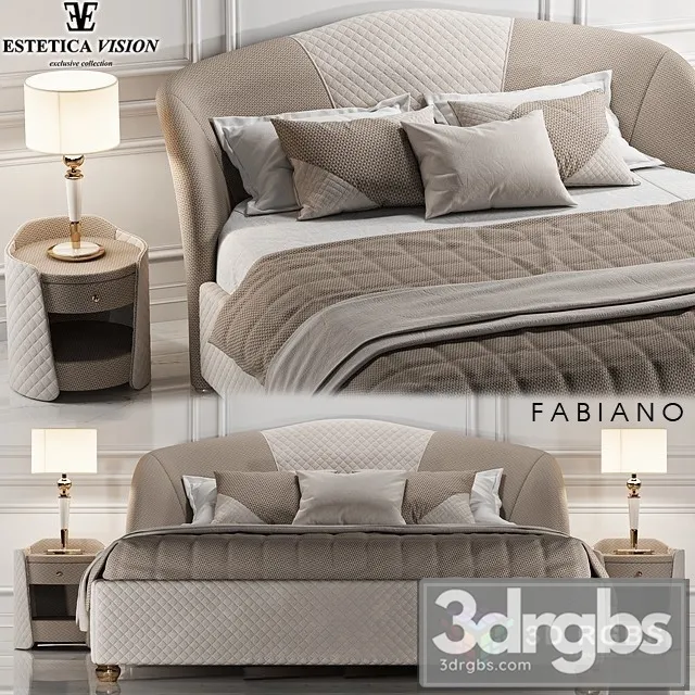 Estetica Fabiano Palladium Bed (2) 3D Model Free