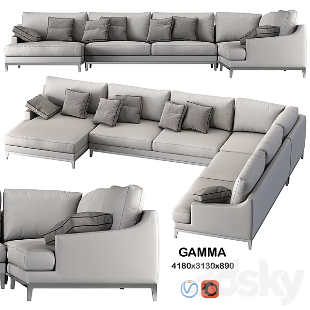 Estetica Gamma set_4 3D Model