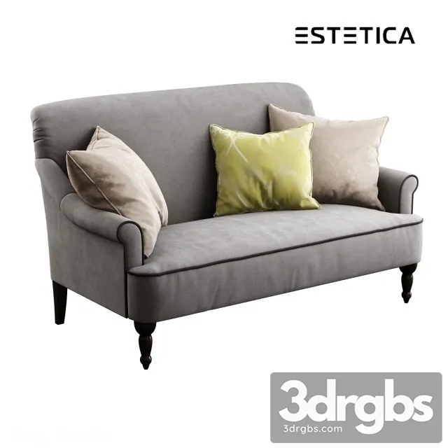 Estetica Hollywood Sofa 3D Model Free