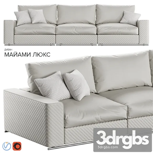 Estetica Miami Lux Modern 3x 3D Model Free