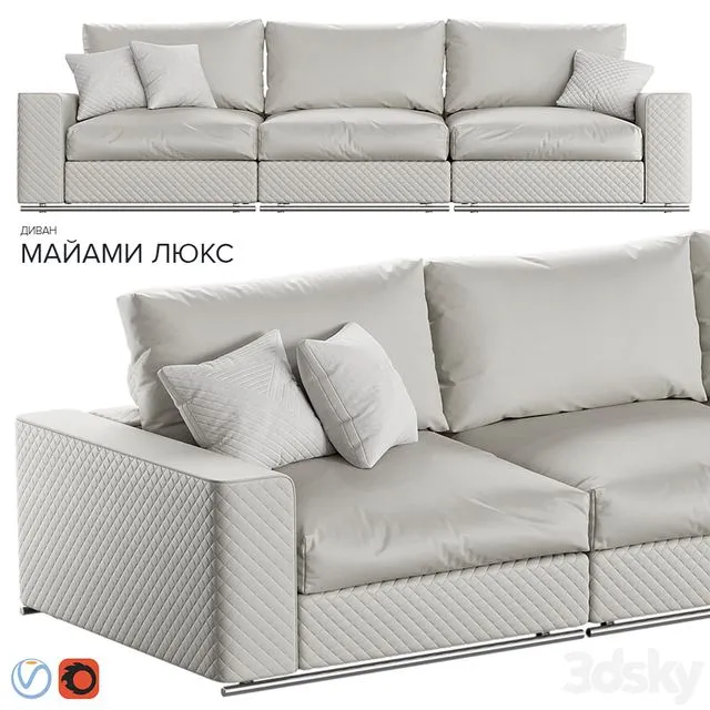 ESTETICA Miami Lux modern 3x 3D Model