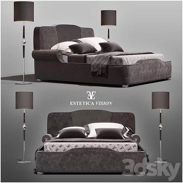 Estetica Palladium Bed 3D Model