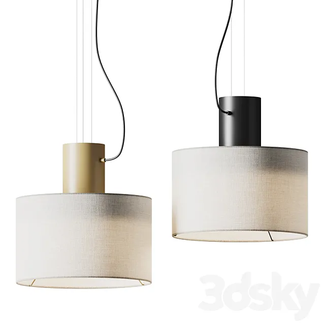 Estiluz Cyls Pendant Lamp 3D Model