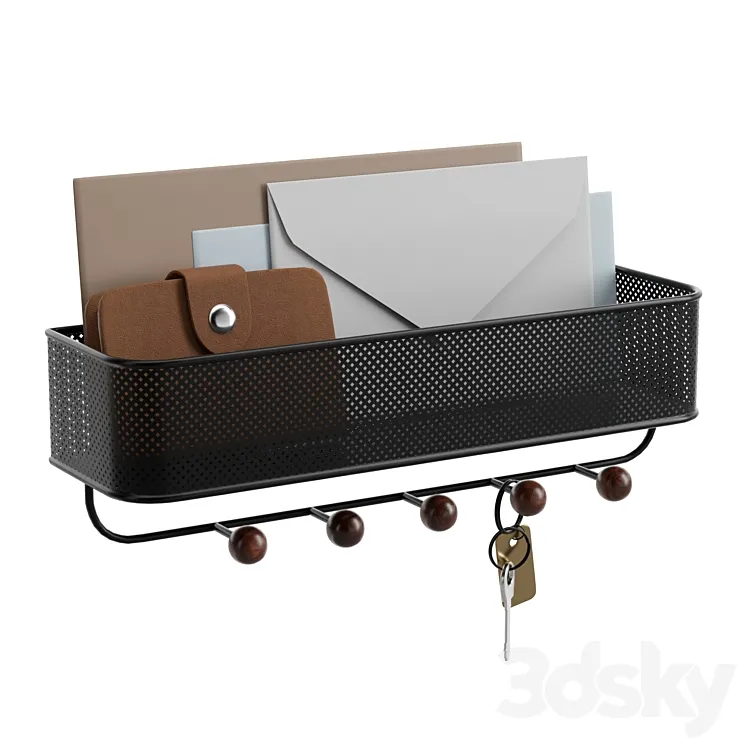 Estique Entryway Organizer 3D Model Free