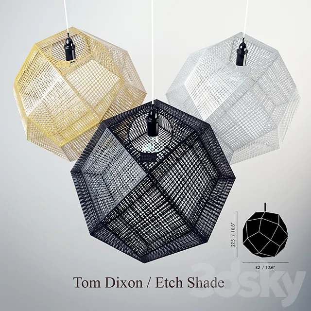 Etch Shade Assembled 3D Model