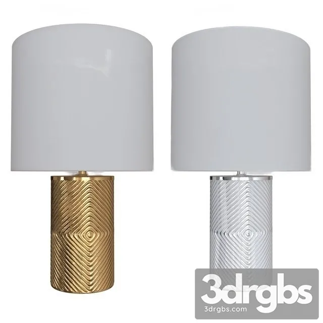 Etched Glass Table Lamp 3D Model Free