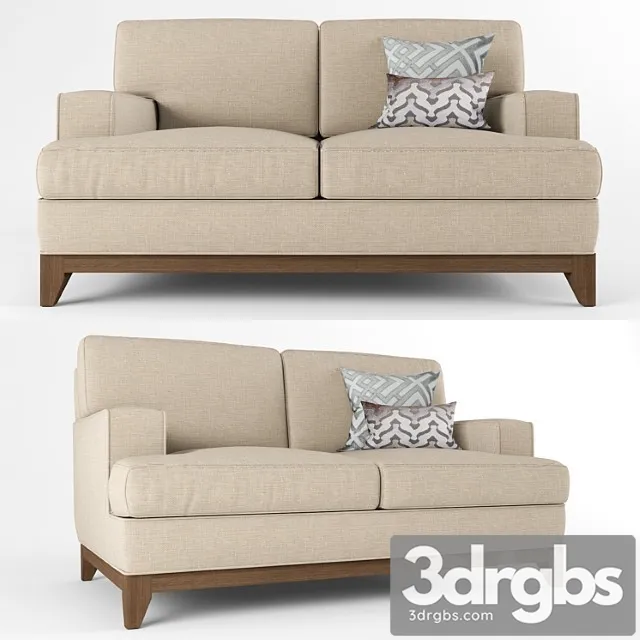 Ethan allen arcata sofa 2 3D Model Free