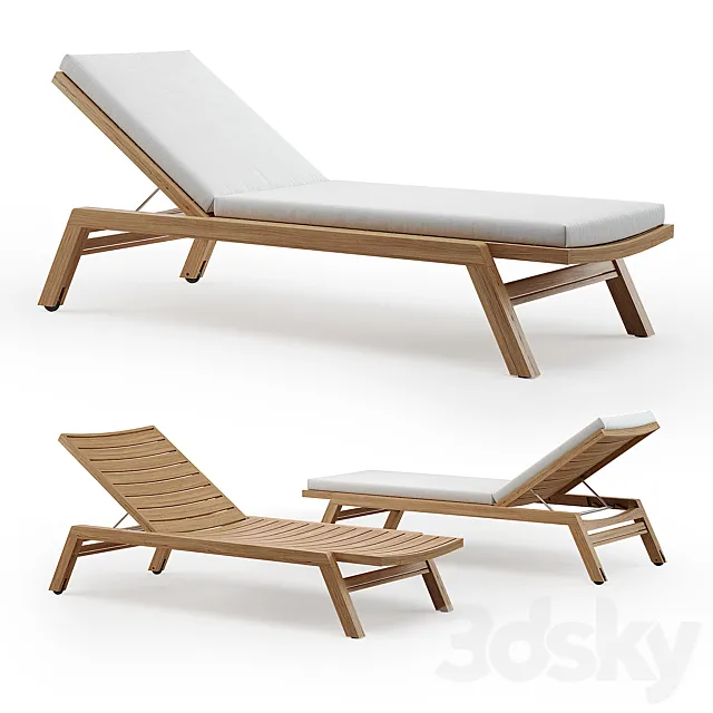 ETHIMO Costes | Sunbed 3D Model
