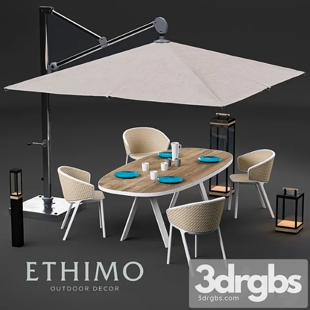 Ethimo set 2 3D Model Free
