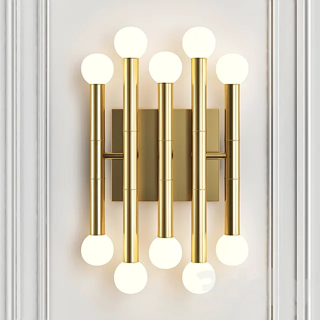 Ethnic sconces of bamboo 3DModel