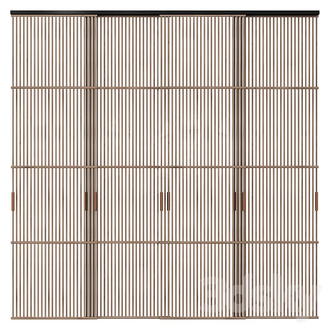 Ethnic style sliding partition Free Download