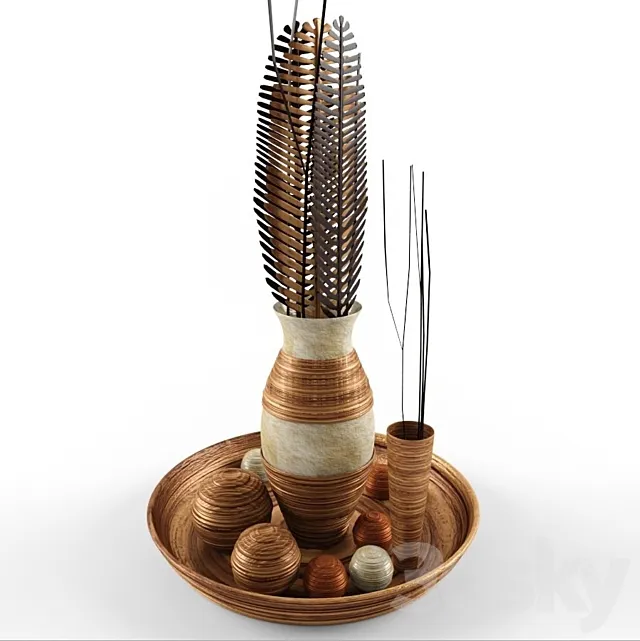 Ethnic vase 3D Model