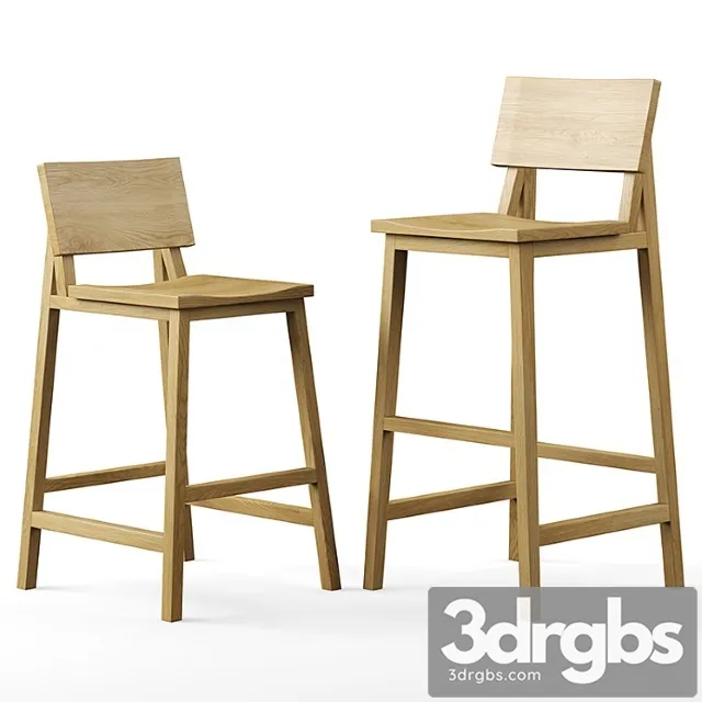 Ethnicraft bar stools