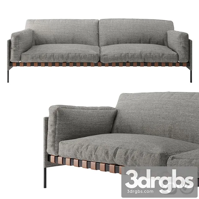 Etiquette sofa by de padova 2 3D Model Free